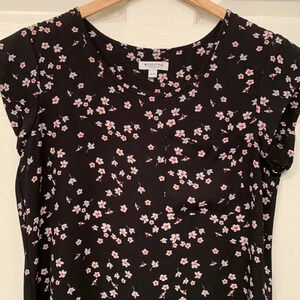 Reitmans Black Floral  XS